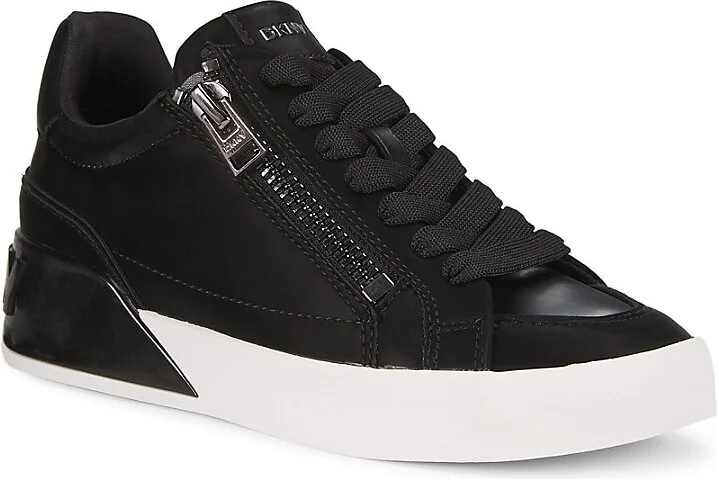 40MM Side-Zip Lace-Up Platform Sneakers - Image 2