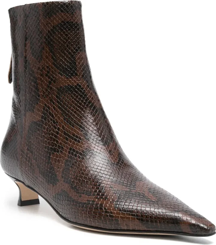 40mm Snake-Print Boots - Image 2