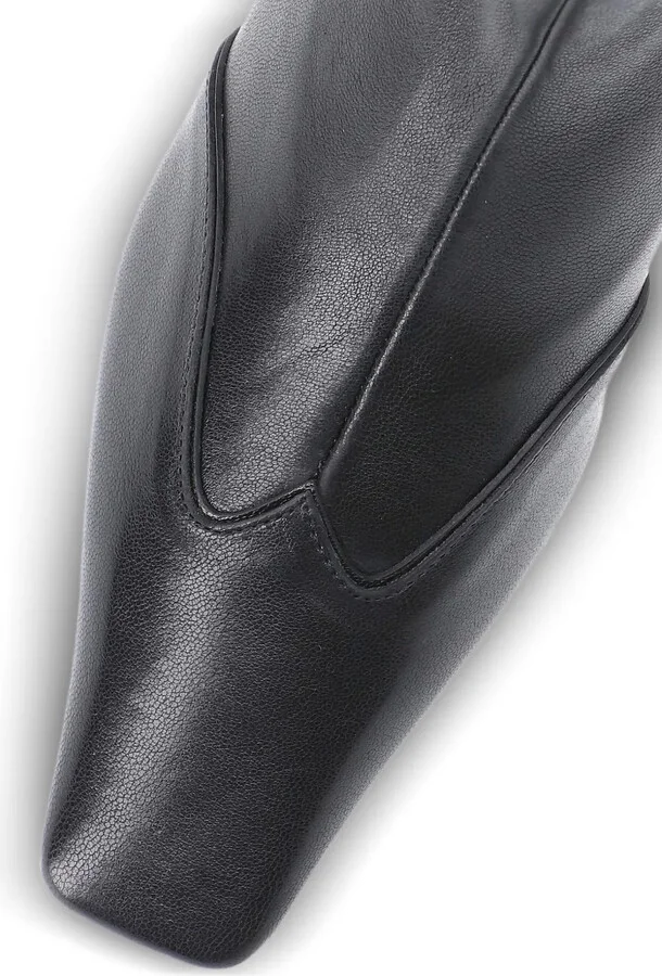 40mm Square-Toe Leather Boots - Image 4