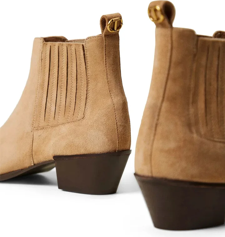 40mm Suede Ankle Boots - Image 3