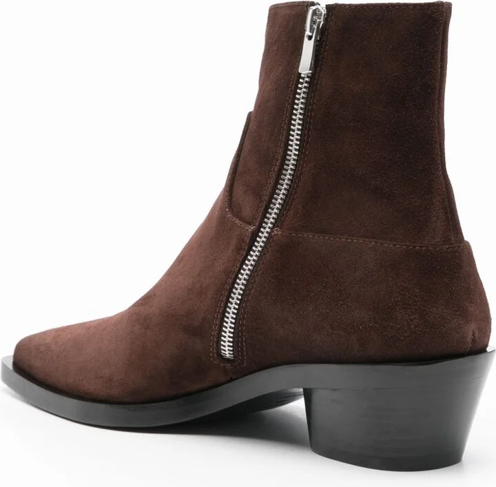 40mm Suede Ankle Boots - Image 3