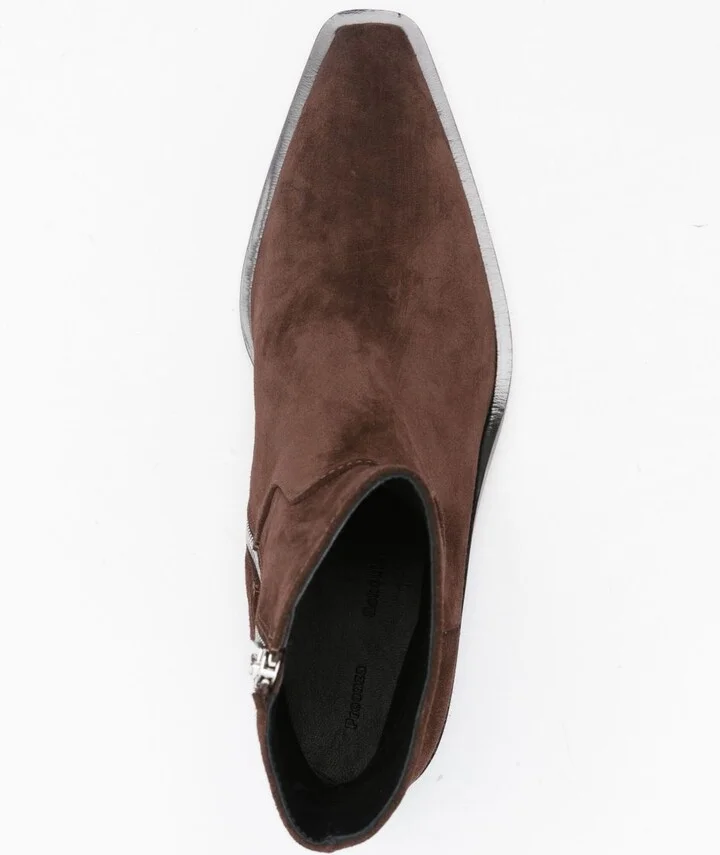 40mm Suede Ankle Boots - Image 4