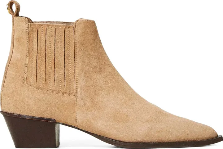 40mm Suede Ankle Boots