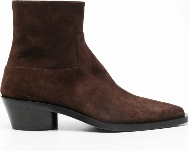 40mm Suede Ankle Boots