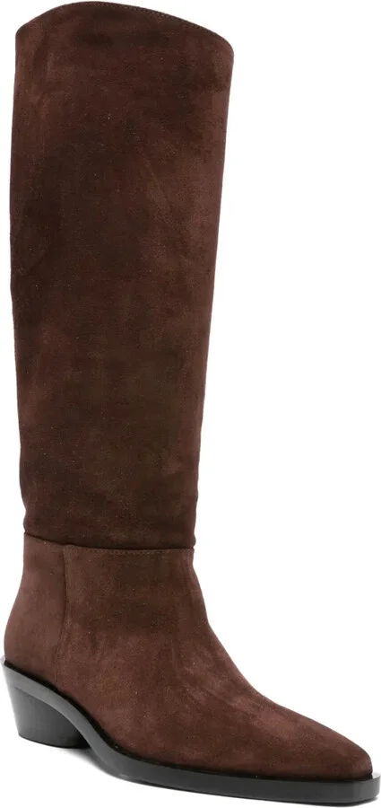 40mm Suede Knee-High Boots - Image 2