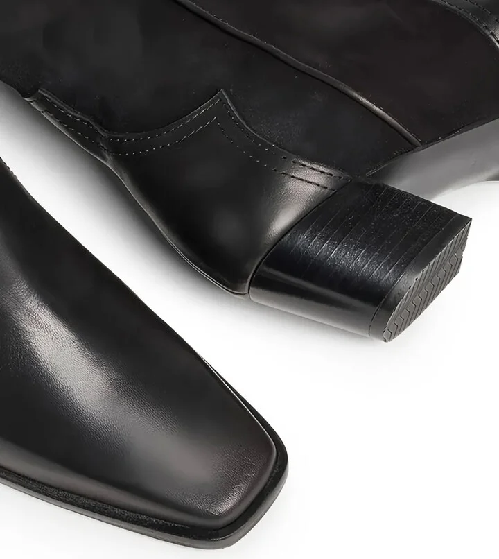 40mm Suede-Leather Cowboy Boots - Image 3