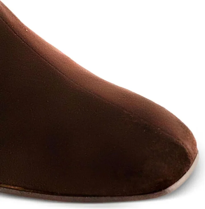 40mm Suede Zip-Back Boots - Image 3