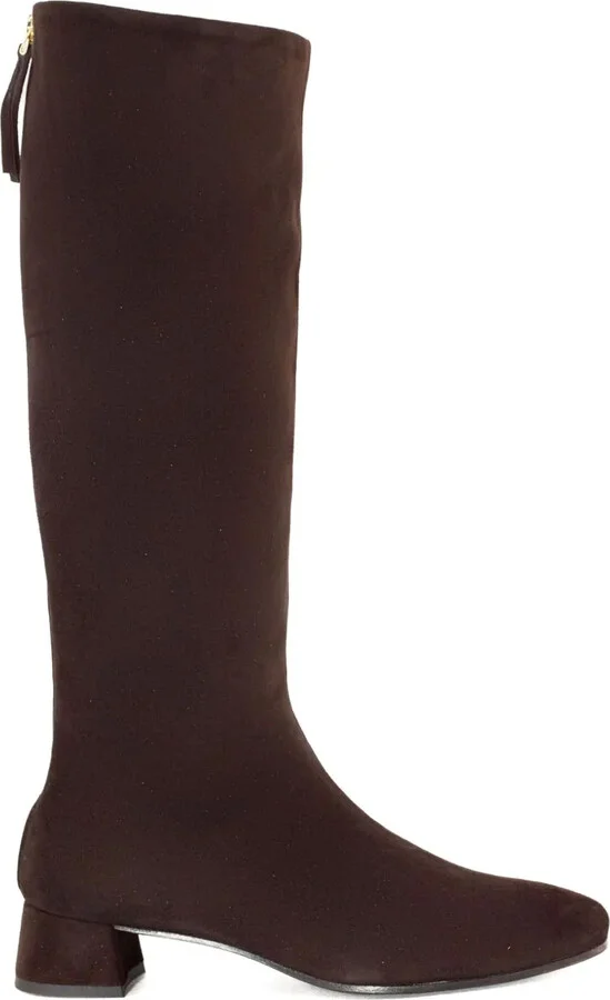 40mm Suede Zip-Back Boots