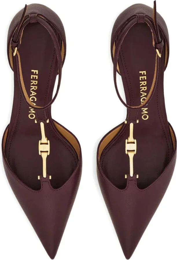 40mm T-strap buckle pumps - Image 4