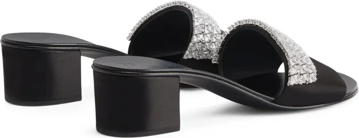 40mm Tesy rhinestone mules - Image 3