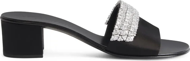 40mm Tesy rhinestone mules