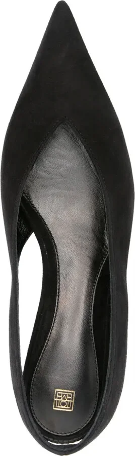 40mm The Suede Wedge-Heel slingback pumps - Image 4