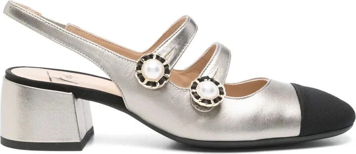 40mm Tiglio slingback pumps