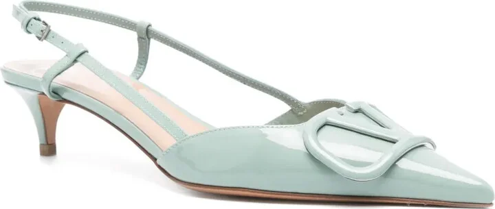 40mm VLogo Signature slingback pumps - Image 2