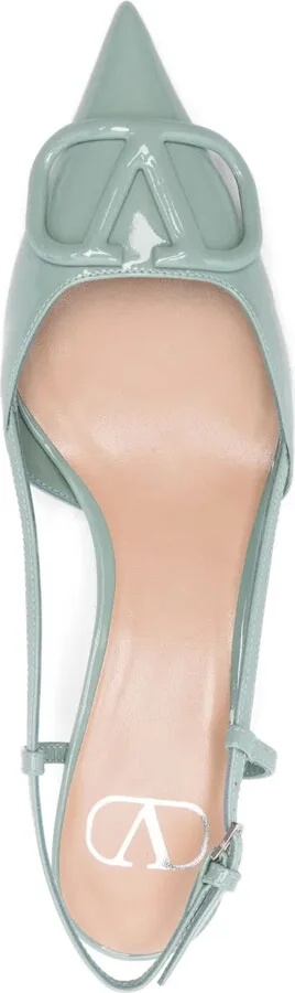 40mm VLogo Signature slingback pumps - Image 4