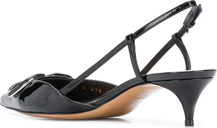 40mm VLogo Signature slingback pumps - Image 3