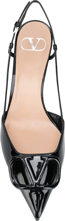 40mm VLogo Signature slingback pumps - Image 4