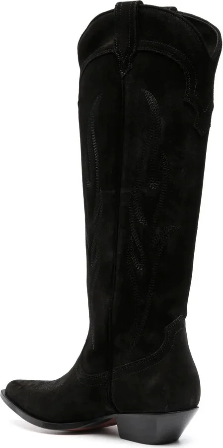 40mm Western-style suede boots - Image 3