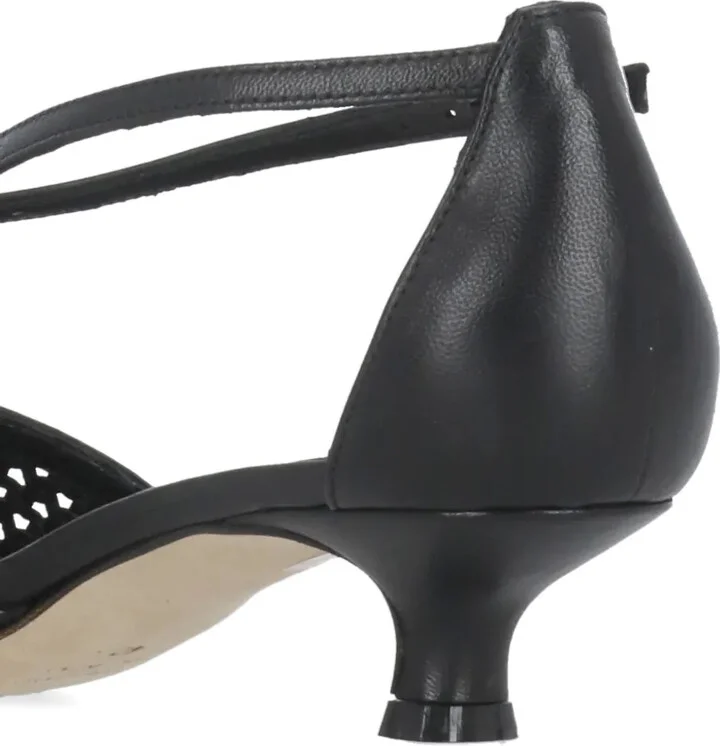 40mm Woven Ankle-Strap Pumps - Image 4