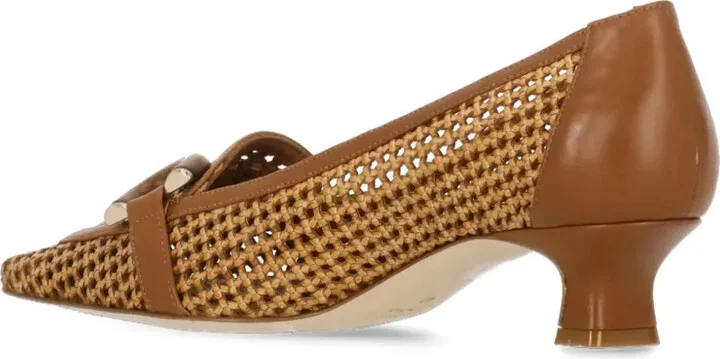 40mm Woven Leather Pumps - Image 4