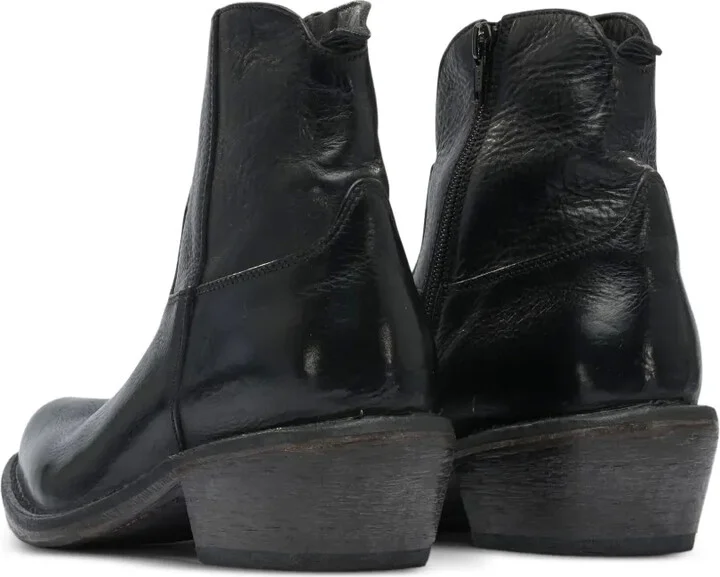 40mm Zip-Fastening Leather Ankle Boots - Image 4