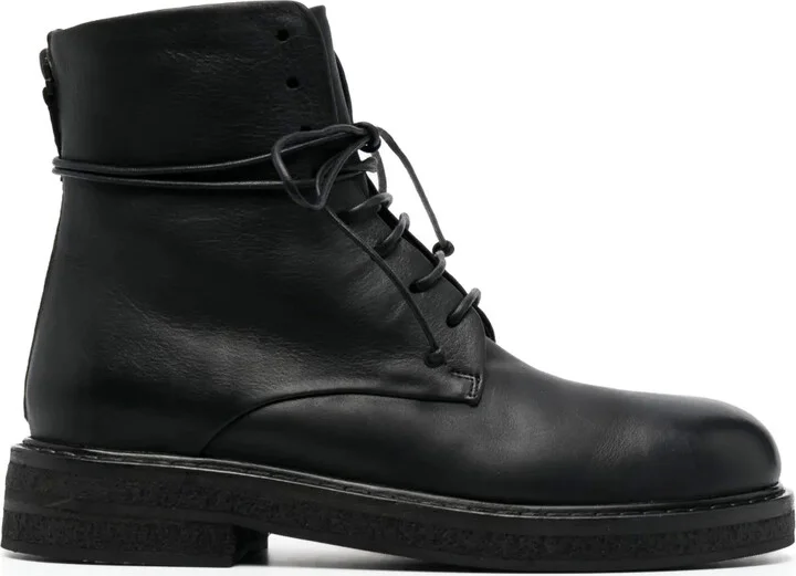 40mm Zip-Up Leather Boots