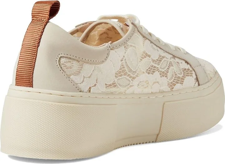 42 GOLD Glee Women's Shoes Cream Lace : 9 M, Leather - Image 4