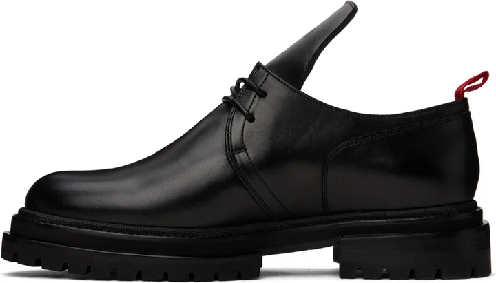 424 Black Embossed Derbys - Image 3