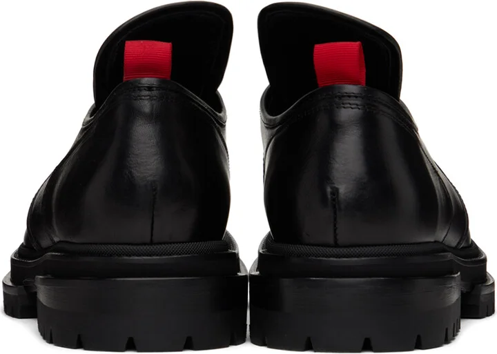 424 Black Leather Derbys - Image 2