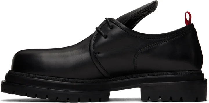 424 Black Leather Derbys - Image 3