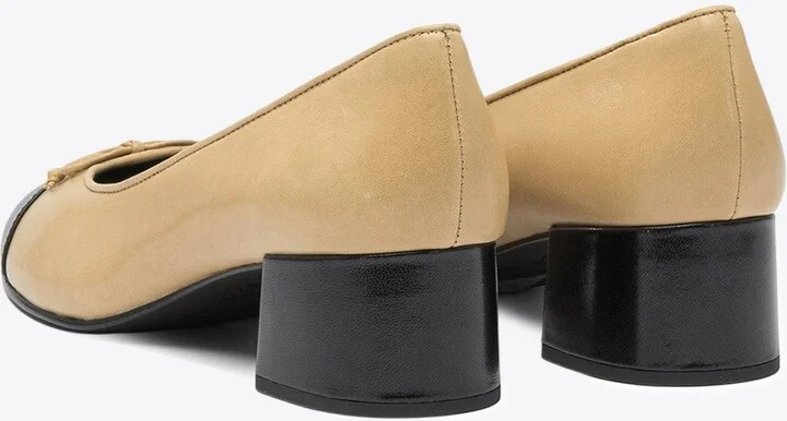 45 Cap-Toe Leather Pumps - Image 3