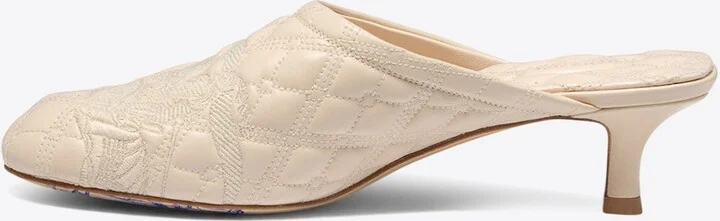 45 Embroidered Quilted Mules - Image 2