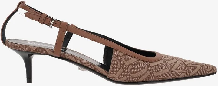 45 Logo Slingback Pumps