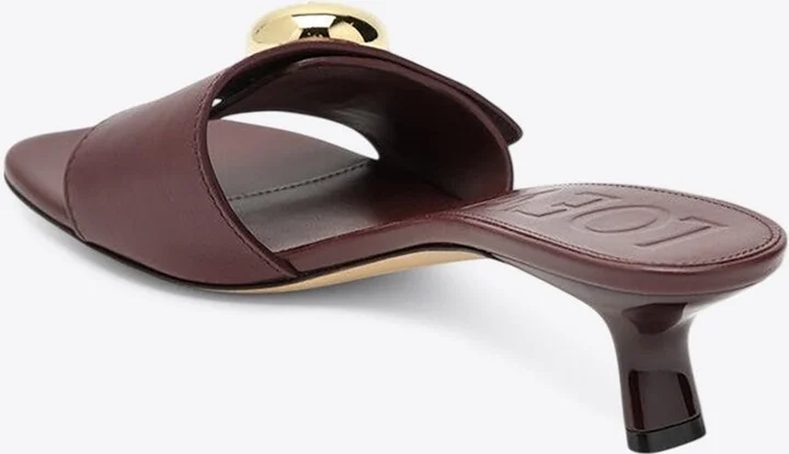 45 Pebble Mules in Calf Leather - Image 2