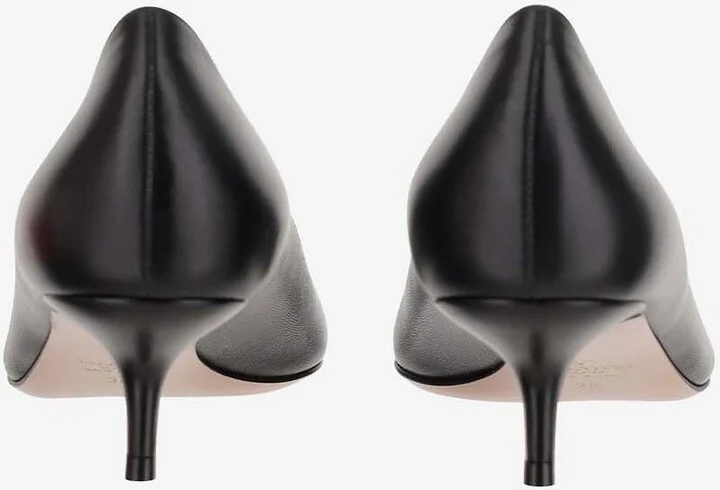 45 VLogo Signature Leather Pumps - Image 2