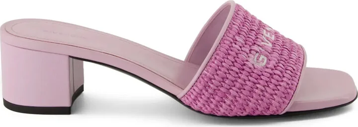 45mm 4G raffia sandals