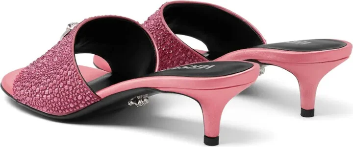 45mm Alia crystal-embellished mules - Image 3