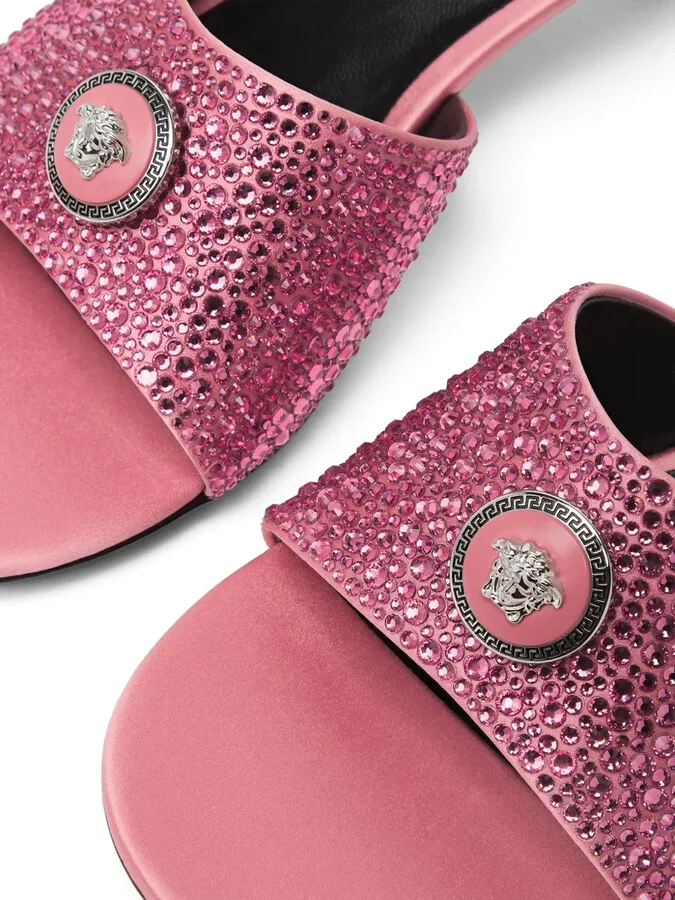 45mm Alia crystal-embellished mules - Image 5