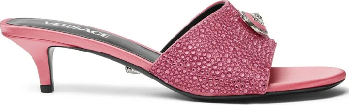 45mm Alia crystal-embellished mules
