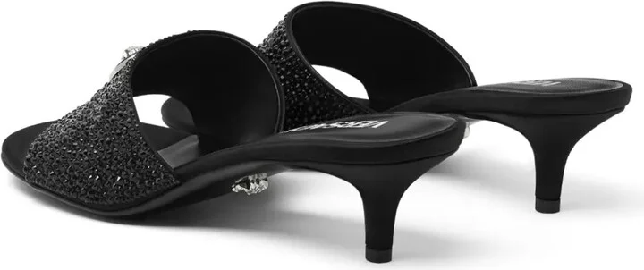 45mm Alia Medusa embellished mules - Image 3