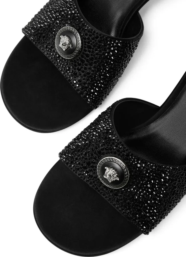 45mm Alia Medusa embellished mules - Image 5