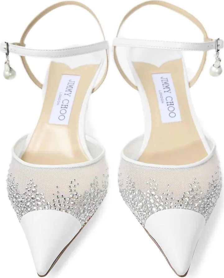 45mm Aren crystal-embellished pumps - Image 4