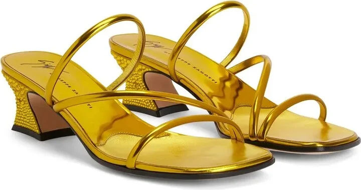 45mm Aude Strass embellished sandals - Image 2