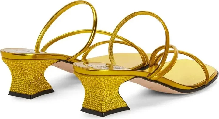 45mm Aude Strass embellished sandals - Image 3