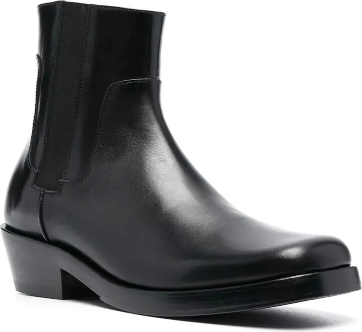 45mm Block-Heel Ankle Boots - Image 2