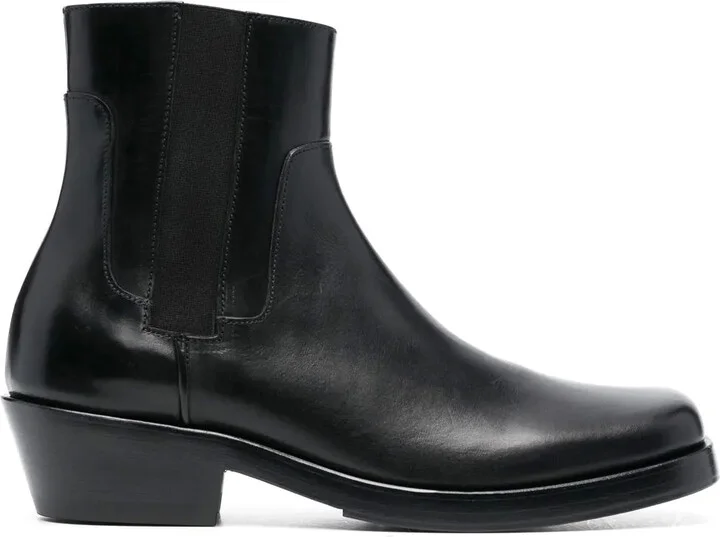 45mm Block-Heel Ankle Boots