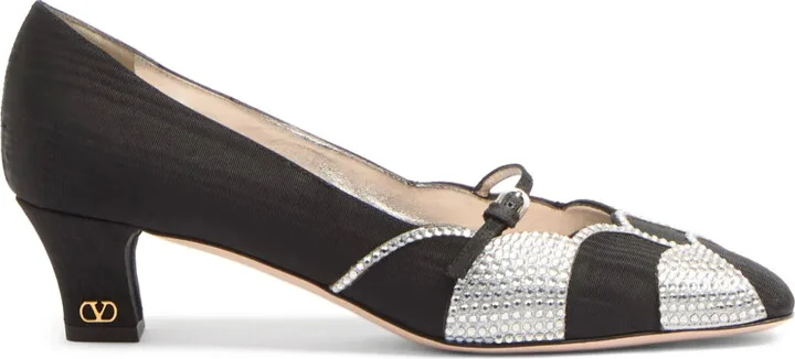 45mm Bowow embellished pumps