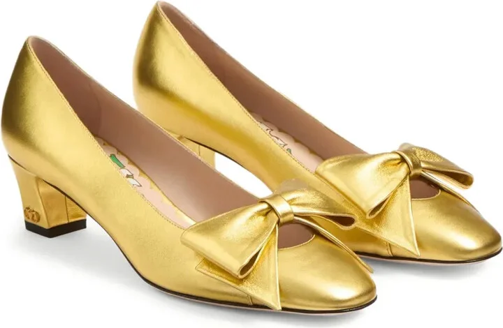 45mm Bowow leather pumps - Image 2