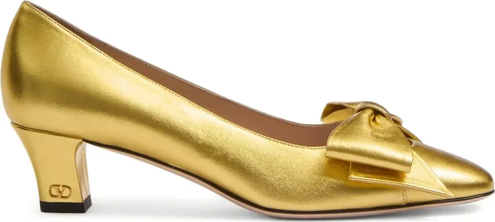 45mm Bowow leather pumps