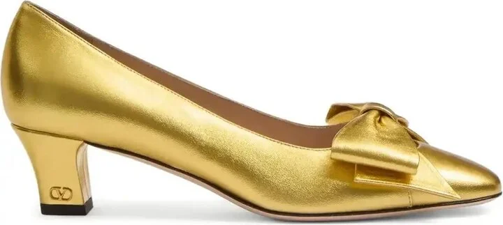 45mm Bowow Leather Pumps